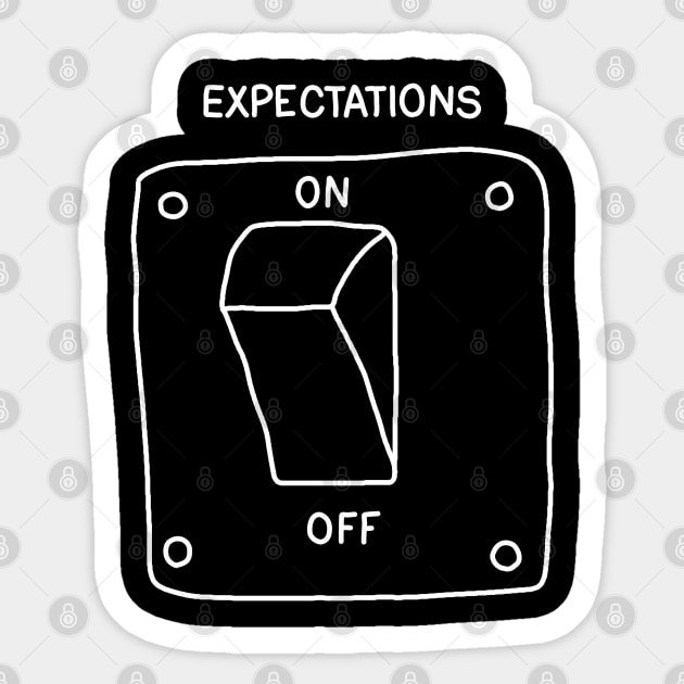 Expectations Sticker by valentinahramov